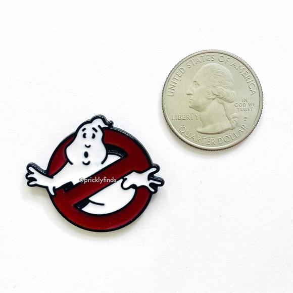 8/$40 Ghostbusters No Ghost Sign Logo Enamel Pin - Picture 2 of 3